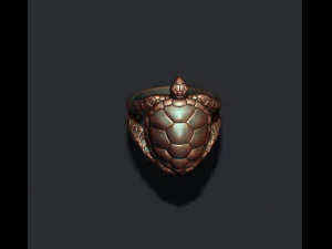 Turtle ring 3D Print Model