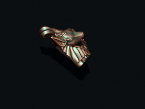 Egyptian Anubis head pendant 3Dプリントモデル