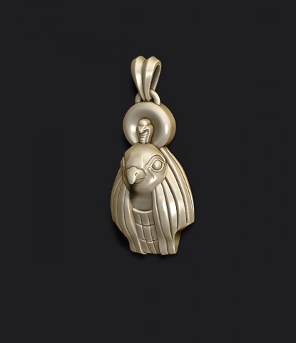 Horus pendant Modelo de impresión 3D .c4d .max .obj .3ds .fbx .stl .blend 