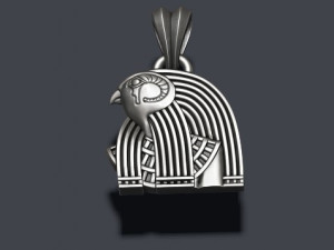 Horus pendant v2 3D Baskı Modeli