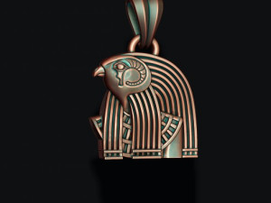 Horus pendant v2 3D Print Model