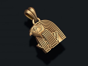 Horus pendant v2 3D Baskı Modeli