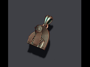 Horus pendant v2 3D Baskı Modeli