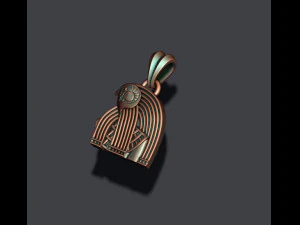 Horus pendant v2 3D Print Model
