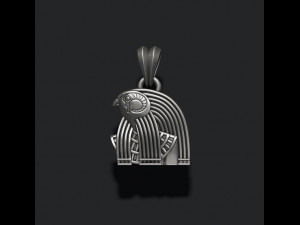 Horus pendant v2 3D Baskı Modeli