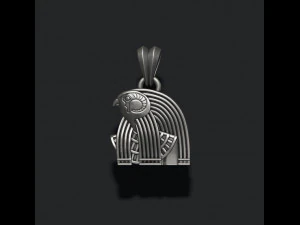 Horus pendant v2 3D Print Model