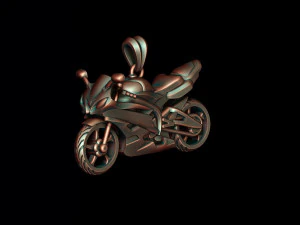 Colgante deportivo de moto Modelo de impresión 3D