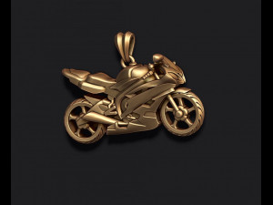 Motorcycle sport pendant Modelo de impresión 3D