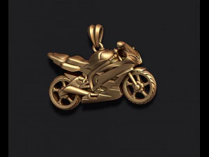 Colgante deportivo de moto Modelo de impresión 3D