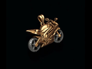 Motorcycle sport pendant 3D-printmodel