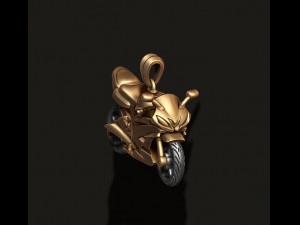 Motorcycle sport pendant 3D-printmodel