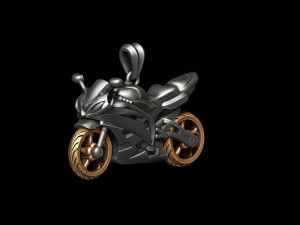Motorcycle sport pendant 3D-printmodel