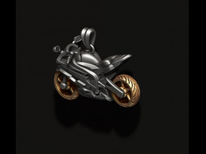 Motorcycle sport pendant 3D-printmodel