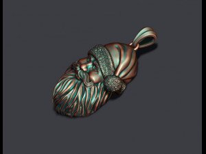 Sant Claus pendant Modelo de impresión 3D