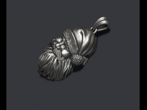 Sant Claus pendant Modelo de impresión 3D