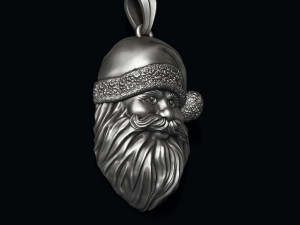 Sant Claus pendant Modelo de impresión 3D