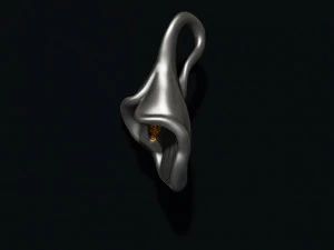 Calla Lily pendant 3D Print Model