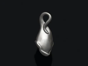 Calla Lily pendant 3D Print Model