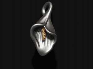 Calla Lily pendant Modelo de impresión 3D