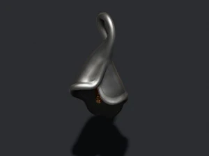 Calla Lily pendant 3D Print Model