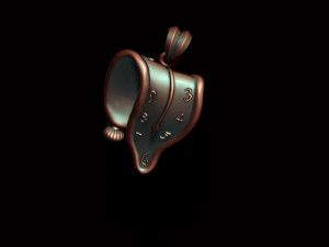 Dali melting clock time pendant Modelo de impresión 3D