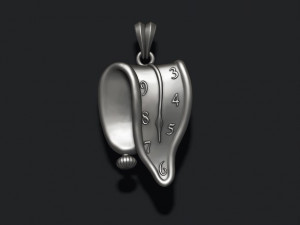 Dali melting clock time pendant Modelo de impresión 3D