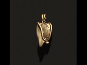 Dali melting clock time pendant Modelo de impresión 3D