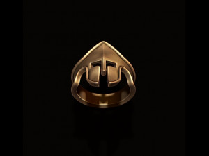 Spartan helmet ring light 3D 打印模型