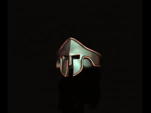 Spartan helmet ring light 3D Print Model