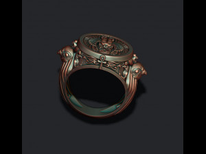 Horus ring 3D print model Modelo de impresión 3D