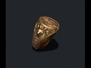 Horus ring 3D print model 3D Print Model