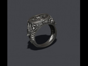 Anubis ring Modelo de impresión 3D