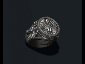 Anubis ring Modelo de impresión 3D