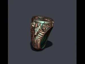 아누비스 반지 3D 프린트 모델