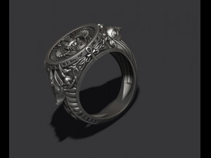 Horus Anubis ring Modelo de impresión 3D