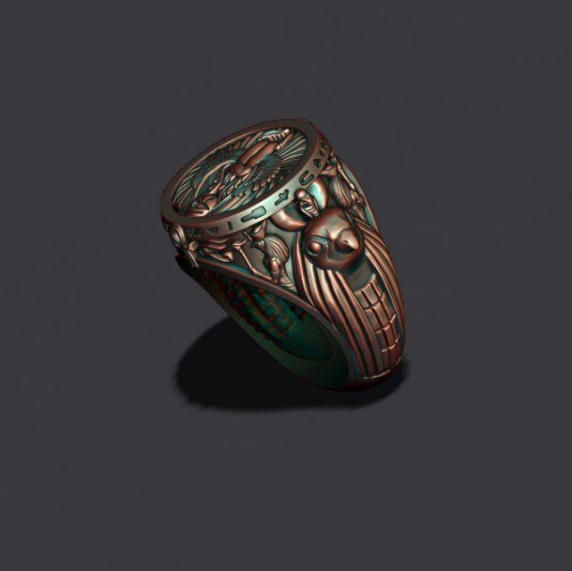 Horus and anubis store ring