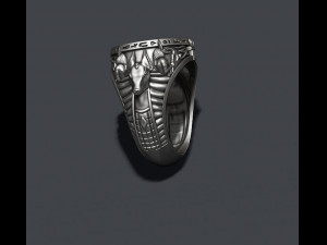 Horus Anubis ring Modelo de impresión 3D