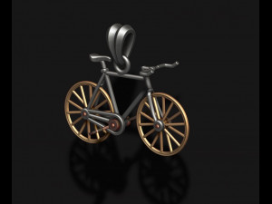Bicycle pendant Model do druku 3D