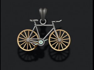 Bicycle pendant Model do druku 3D
