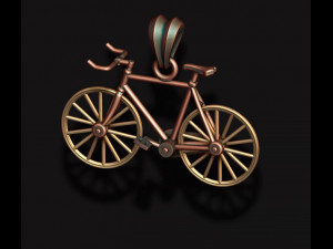 Bicycle pendant Model do druku 3D