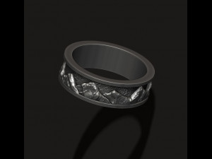 Mountains ring Modelo de impresión 3D