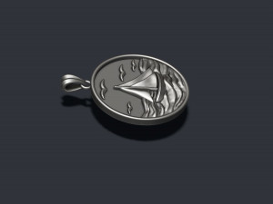 Ship sea pendant Modelo de impresión 3D