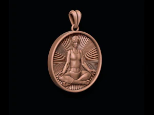 Yoga pendant 3D Print Model