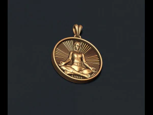 Yoga pendant 3D Print Model