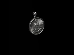 Yoga pendant 3D Print Model
