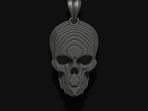 Кулон &laquo;Разрезанный череп&raquo; v2 3D Принт Модель