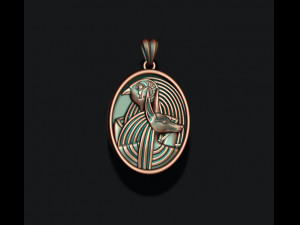 Horus Anubis pendant 3D print model 3D Print Model