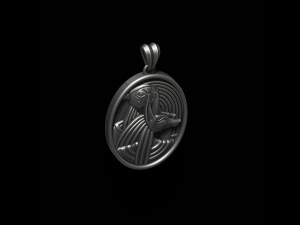 Horus Anubis pendant 3D print model 3D 打印模型
