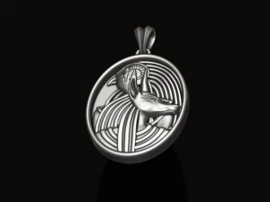 Horus Anubis pendant 3D print model 3D Print Model