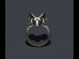 Ram sheep ring 3D print model 3D प्रिंट मॉडल